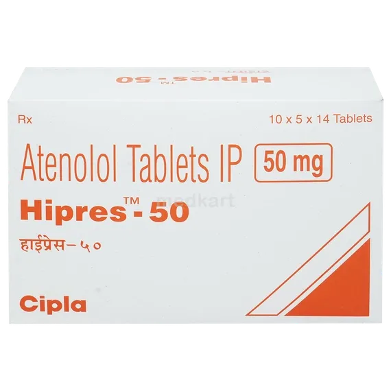 hipres 50mg tablet 14's